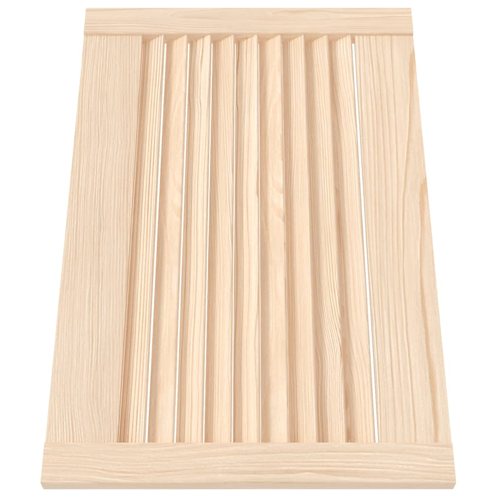 Ante con Design a Lamelle 2 pz 39,5x59,4 cm in Legno di Pino