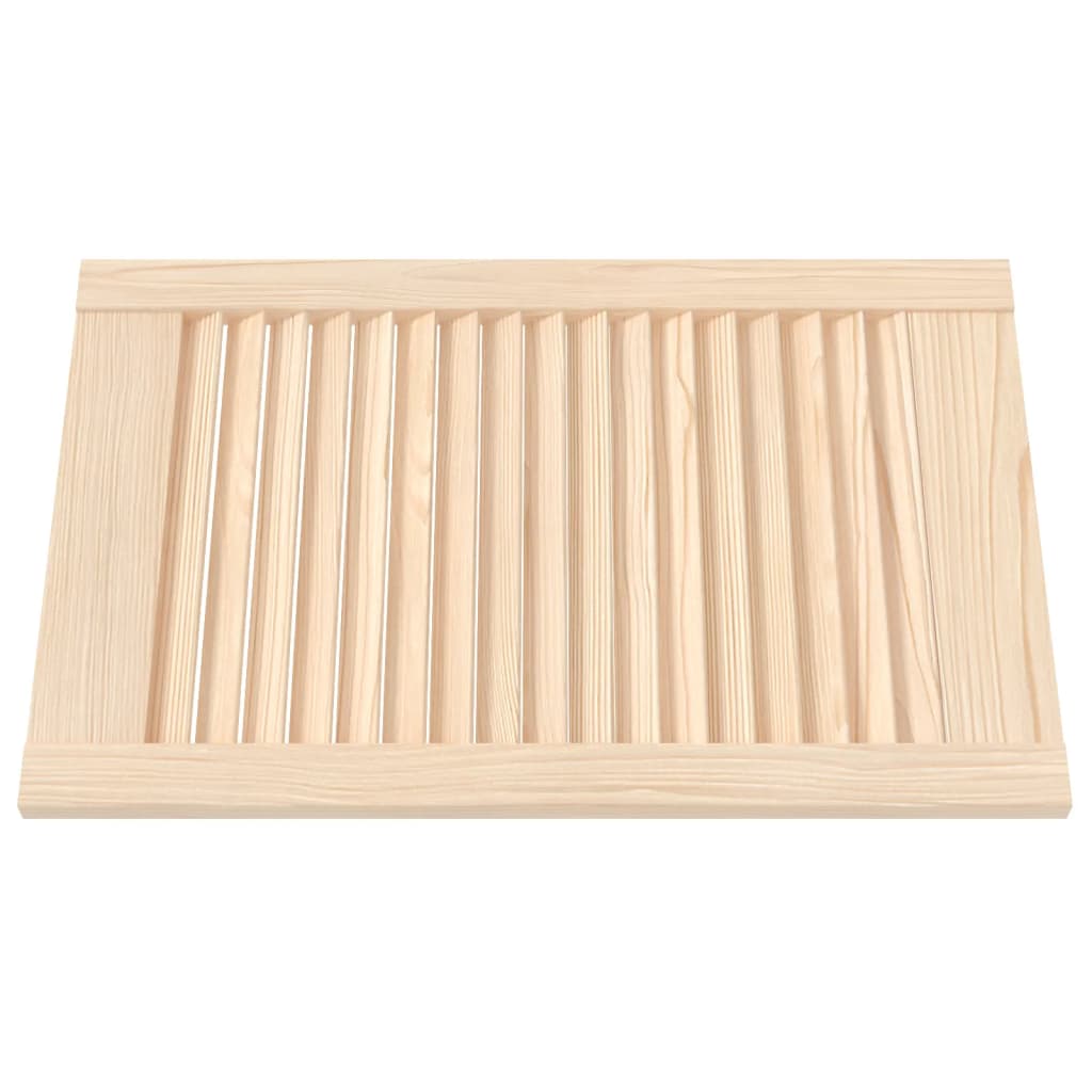 Ante con Design a Lamelle 2 pz 61,5x39,4 cm in Legno di Pino