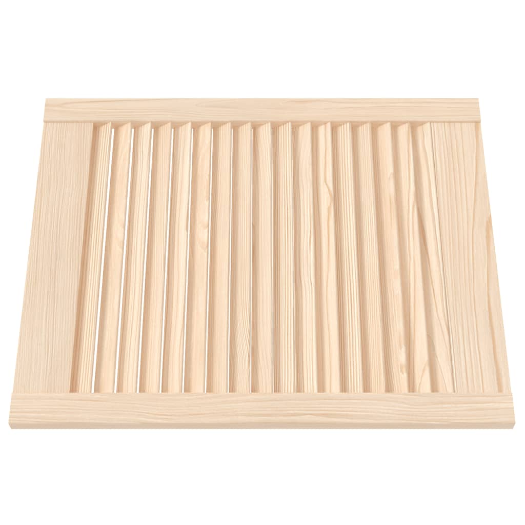 Ante con Design a Lamelle 2 pz 61,5x49,4 cm in Legno di Pino