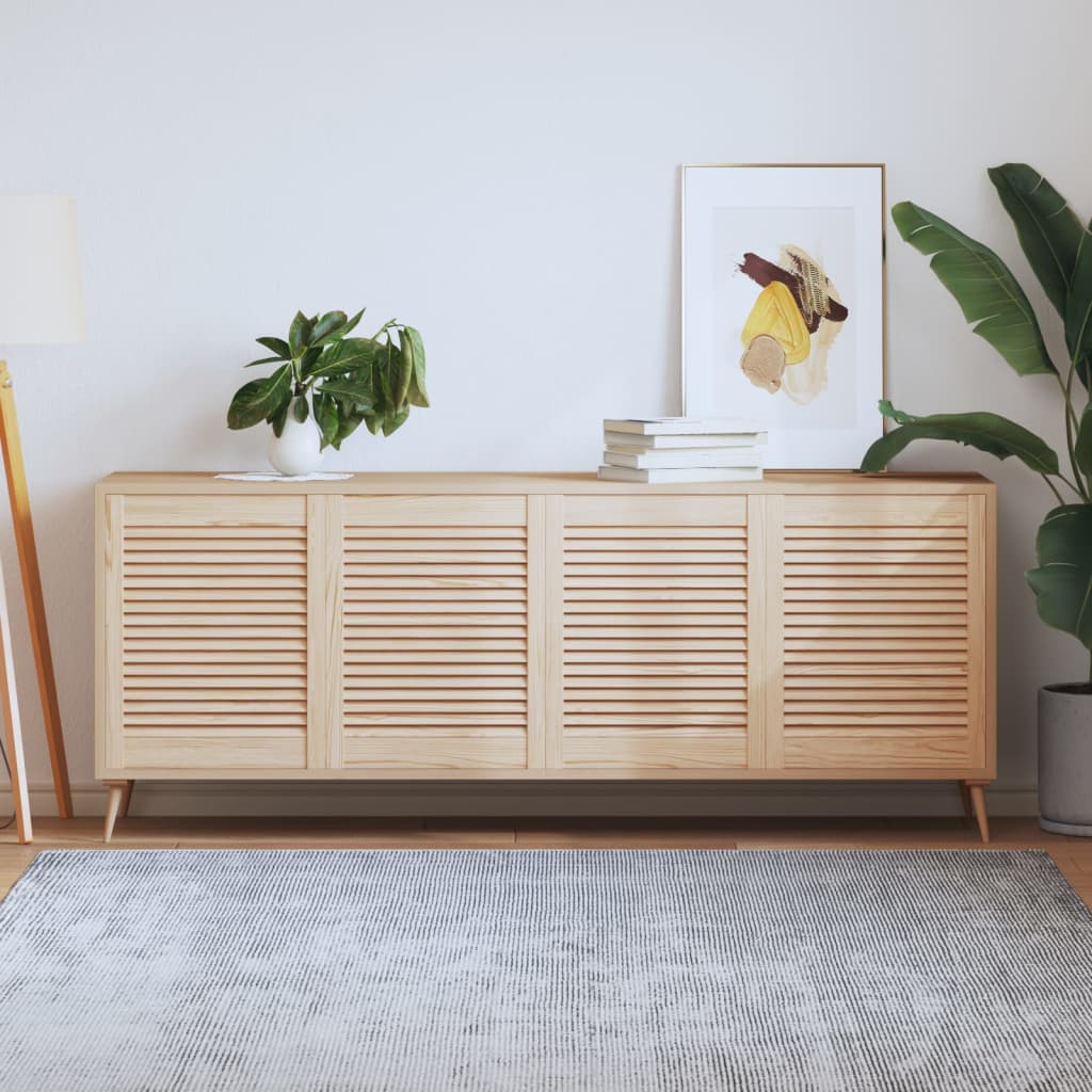 Ante con Design a Lamelle 4 pz 61,5x49,4 cm in Legno di Pino - homemem39