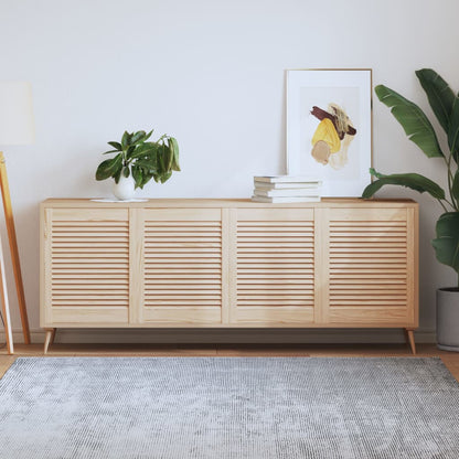 Ante con Design a Lamelle 4 pz 61,5x49,4 cm in Legno di Pino - homemem39