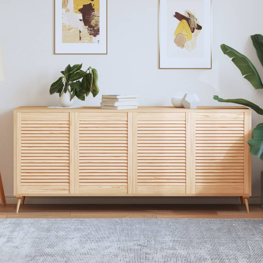 Ante con Design a Lamelle 4 pz 69x49,4 cm in Legno di Pino | homemem39