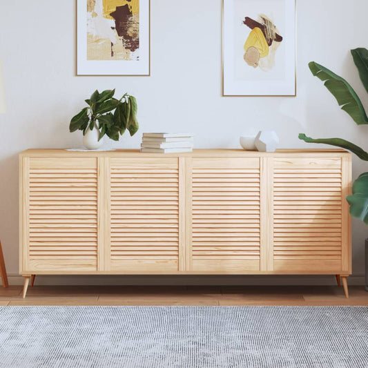 Ante con Design a Lamelle 4 pz 69x49,4 cm in Legno di Pino | homemem39