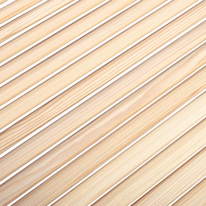 Ante con Design a Lamelle 2 pz 69x59,4 cm in Legno di Pino