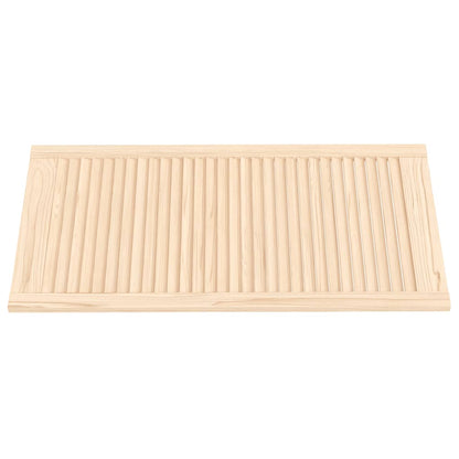 Ante con Design a Lamelle 2 pz 99,3x49,4 cm in Legno di Pino