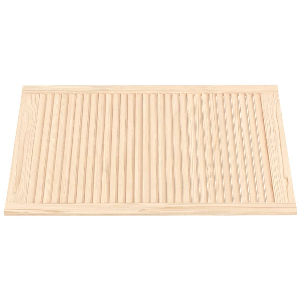 Ante con Design a Lamelle 2 pz 99,3x59,4 cm in Legno di Pino - homemem39