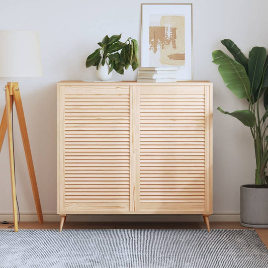 Ante con Design a Lamelle 2 pz 99,3x59,4 cm in Legno di Pino - homemem39