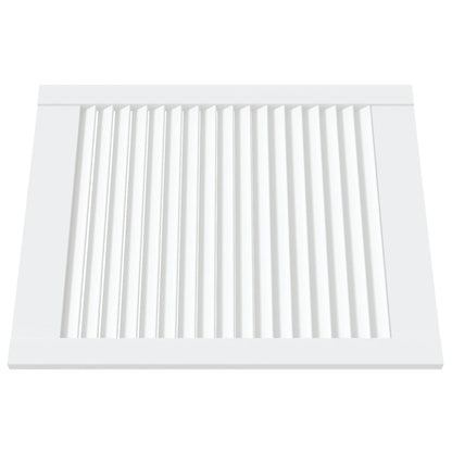 Ante a Lamelle 4 pz Bianche 61,5x49,4 cm in Legno di Pino - homemem39