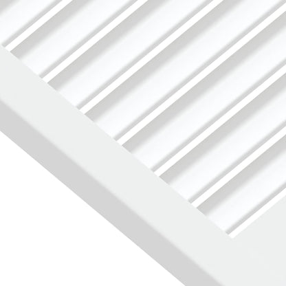 Ante a Lamelle 4 pz Bianche 61,5x49,4 cm in Legno di Pino | homemem39