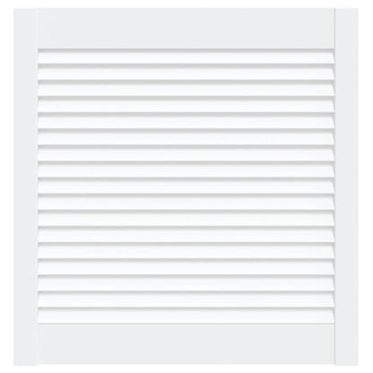 Anta a Lamelle Bianca 61,5x59,4 cm in Legno di Pino - homemem39