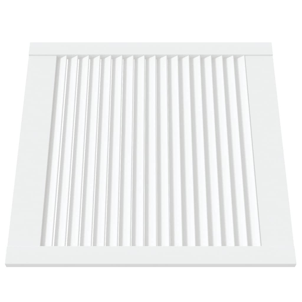 Anta a Lamelle Bianca 61,5x59,4 cm in Legno di Pino - homemem39