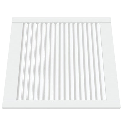 Anta a Lamelle Bianca 61,5x59,4 cm in Legno di Pino - homemem39