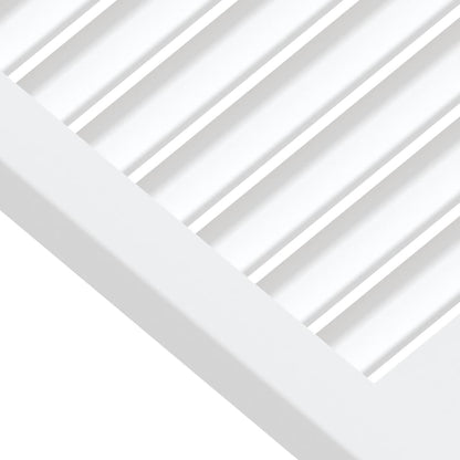 Ante a Lamelle 4 pz Bianche 61,5x59,4 cm in Legno di Pino | homemem39