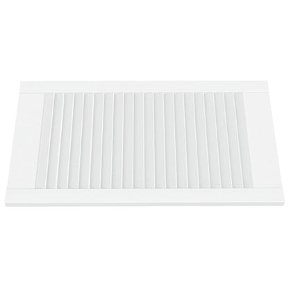 Ante a Lamelle 2 pz Bianche 69x39,4 cm in Legno di Pino