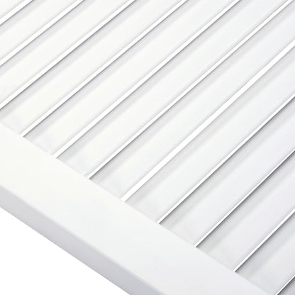 Ante a Lamelle 2 pz Bianche 69x39,4 cm in Legno di Pino | homemem39