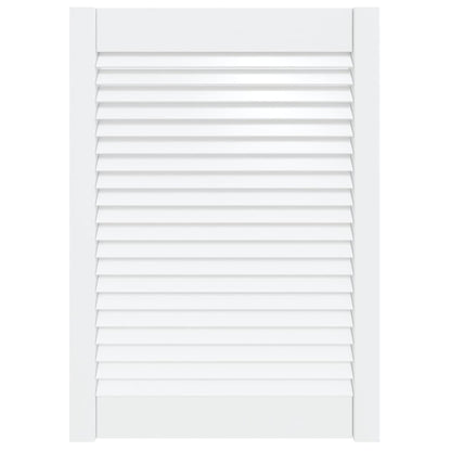 Anta a Lamelle Bianca 69x49,4 cm in Legno di Pino | homemem39
