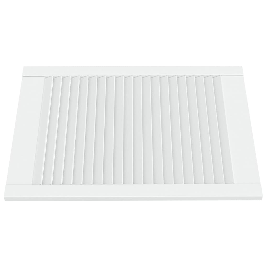 Anta a Lamelle Bianca 69x49,4 cm in Legno di Pino - homemem39