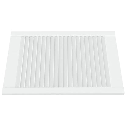 Ante a Lamelle 2 pz Bianche 69x49,4 cm in Legno di Pino