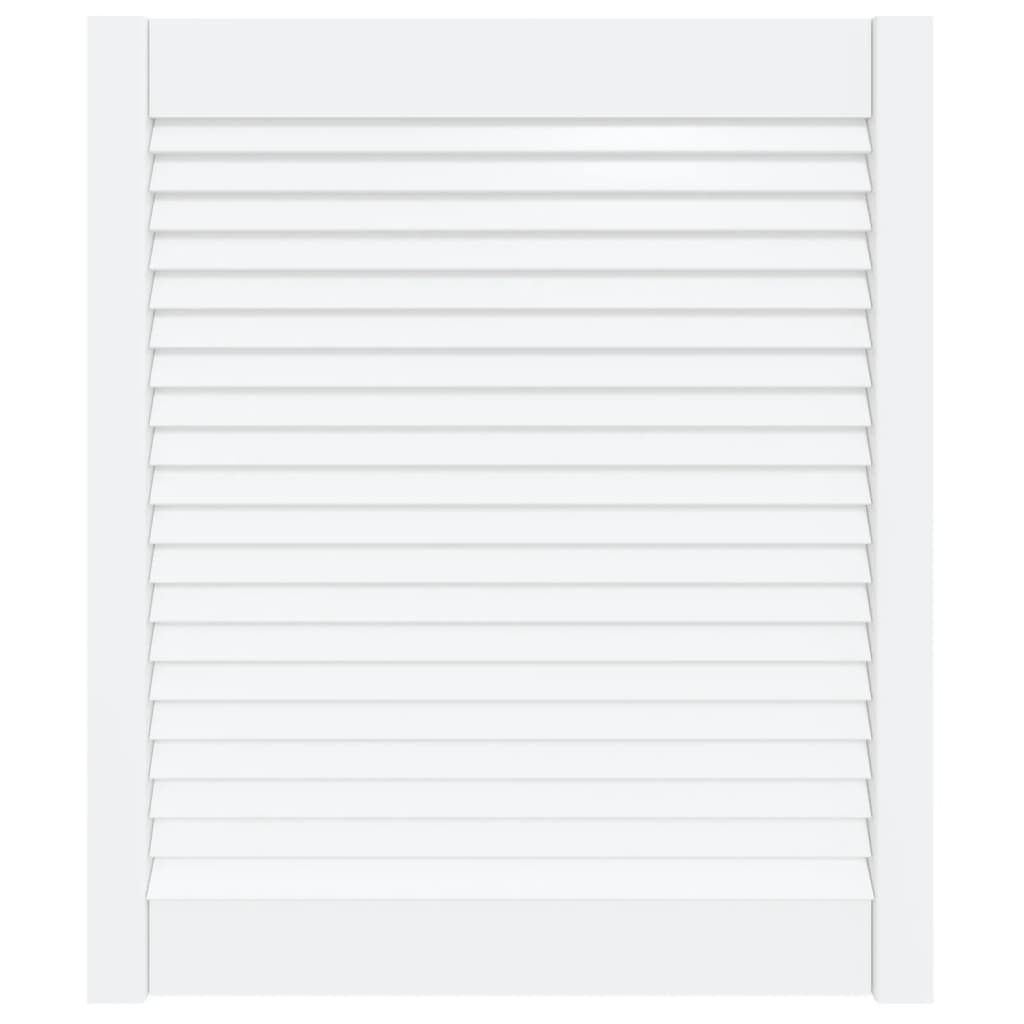 Anta a Lamelle Bianca 69x59,4 cm in Legno di Pino - homemem39