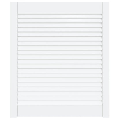 Anta a Lamelle Bianca 69x59,4 cm in Legno di Pino - homemem39