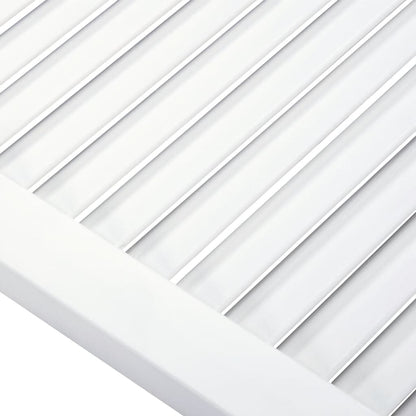Anta a Lamelle Bianca 69x59,4 cm in Legno di Pino | homemem39