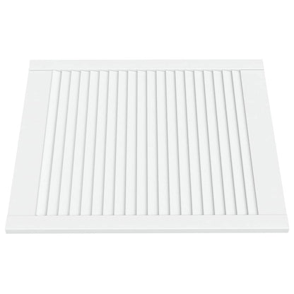 Ante a Lamelle 4 pz Bianche 69x59,4 cm in Legno di Pino - homemem39