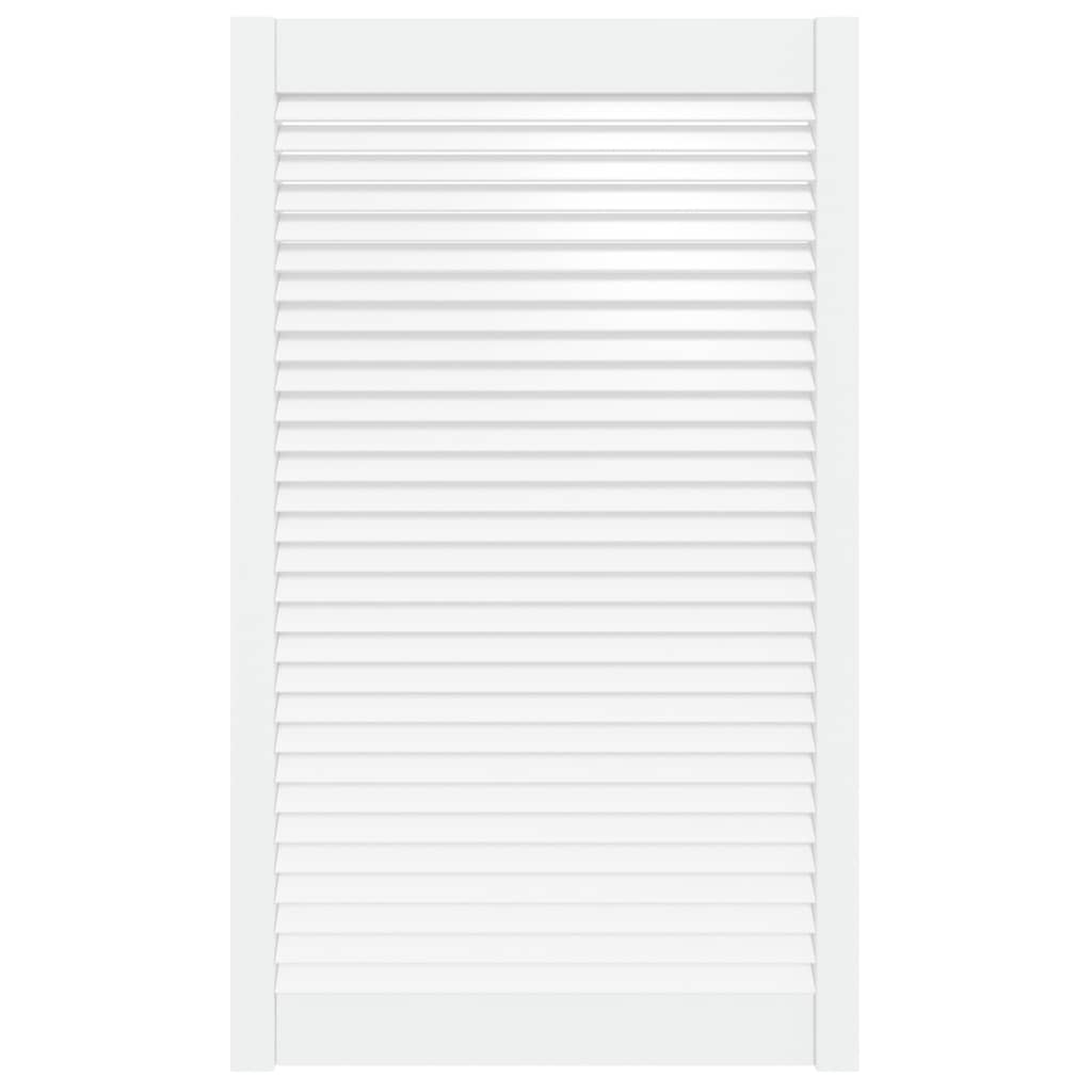 Anta a Lamelle Bianca 99,3x59,4 cm in Legno di Pino - homemem39