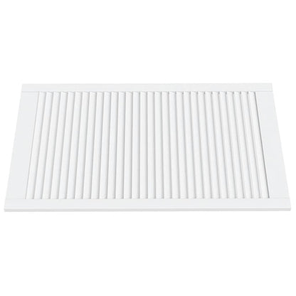 Anta a Lamelle Bianca 99,3x59,4 cm in Legno di Pino