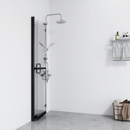 Parete per Doccia Walk-in Pieghevole in Vetro ESG 70x190 cm | homemem39