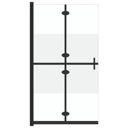 Parete per Doccia Walk-in Pieghevole in Vetro ESG 110x190 cm | homemem39