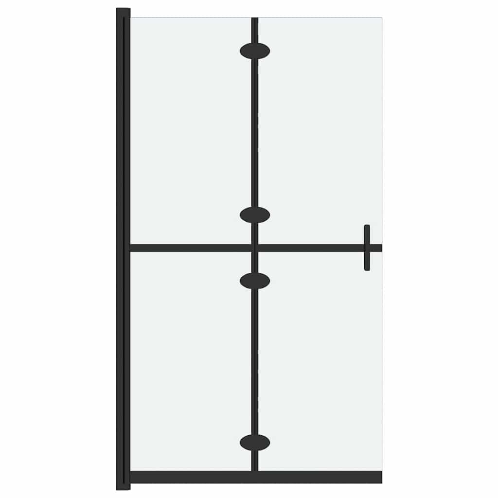 Parete per Doccia Walk-in Pieghevole in Vetro ESG 70x190 cm | homemem39