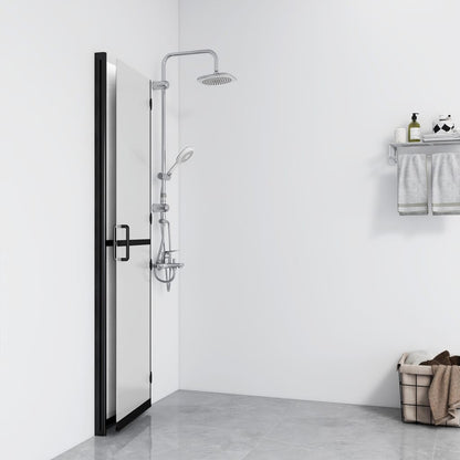 Parete per Doccia Walk-in Pieghevole in Vetro ESG 90x190 cm | homemem39