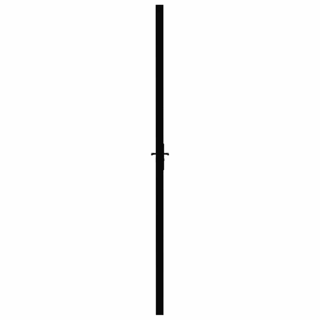Porta da Interno ESG Vetro e Alluminio 93x201,5 cm Nera | homemem39