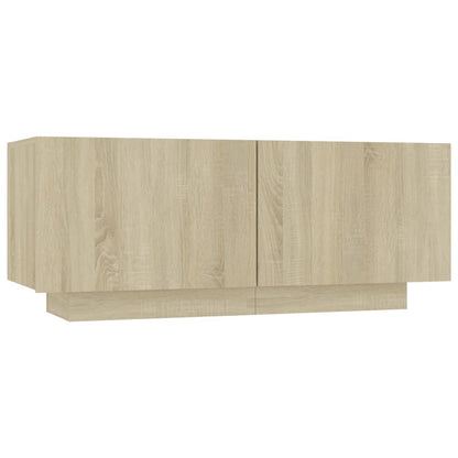 Comodino Rovere Sonoma 100x35x40 cm in Legno Multistrato - homemem39