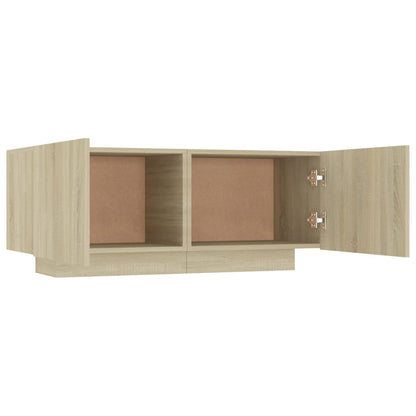 Comodino Rovere Sonoma 100x35x40 cm in Legno Multistrato - homemem39