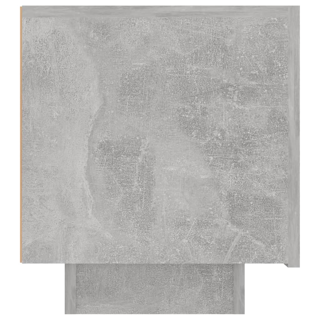 Comodino Grigio Cemento 100x35x40 cm in Legno Multistrato - homemem39