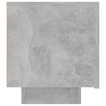 Comodino Grigio Cemento 100x35x40 cm in Legno Multistrato - homemem39