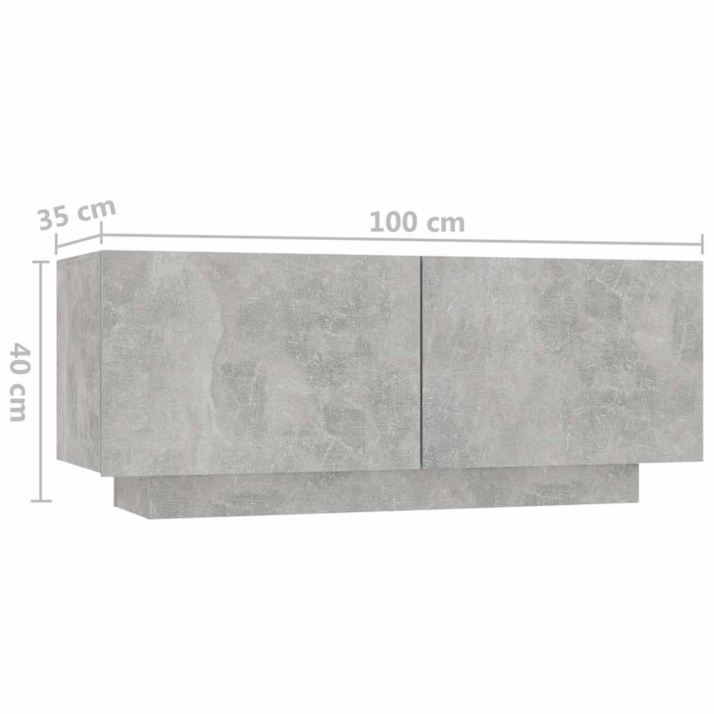 Comodino 100x35x40 cm in legno multistrato