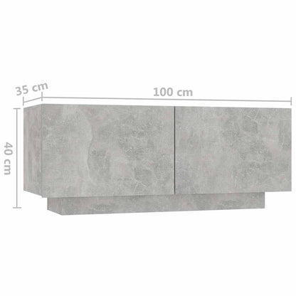 Comodino 100x35x40 cm in legno multistrato