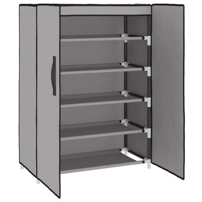 Scarpiera Grigia 60x28x90 cm Tessuto - homemem39