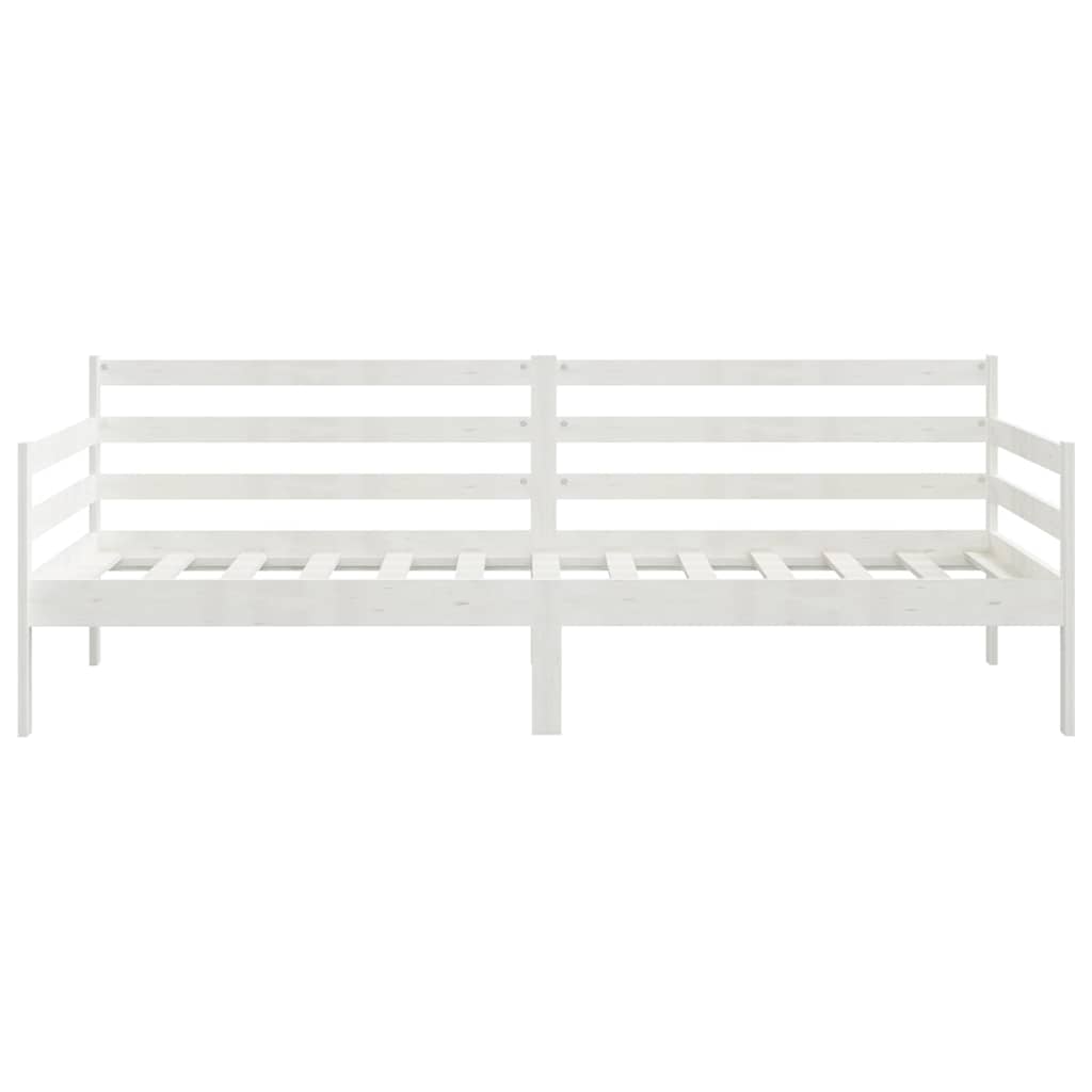 Dormeuse Bianca in Legno Massello di Pino 90x200 cm