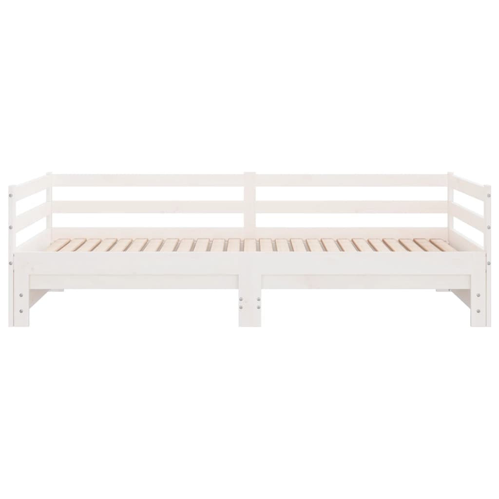 Dormeuse Estraibile Bianca in Massello di Pino 2x(90x200) cm | homemem39