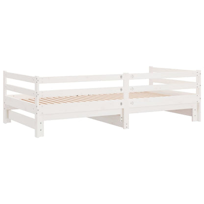 Dormeuse Estraibile Bianca in Massello di Pino 2x(90x200) cm | homemem39