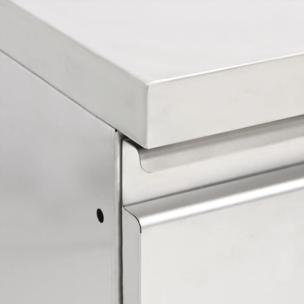 Mobili da cucina commerciali con 2 cassetti 2 pz 50x60x96 cm