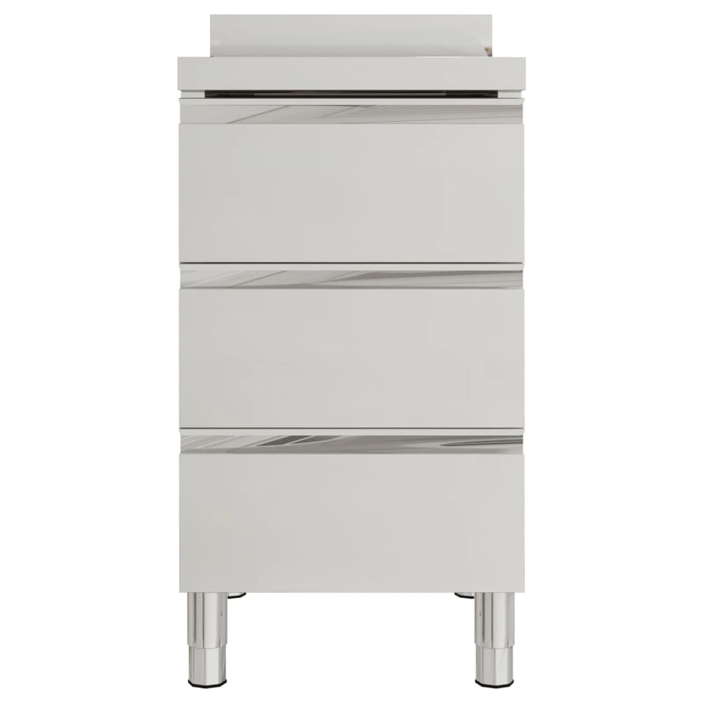 Mobili da cucina commerciali con 3 cassetti 2 pz 50x60x96 cm | homemem39