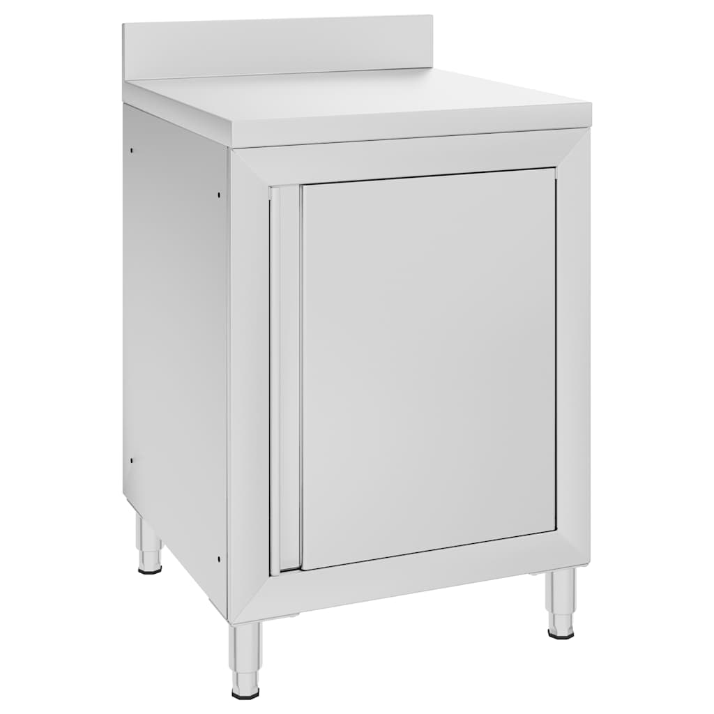 Mobili da cucina commerciali 2 pz in acciaio inox - homemem39