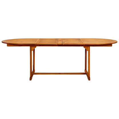 Tavolo da Pranzo per Esterni (160-240)x100x75cm Massello Acacia | homemem39