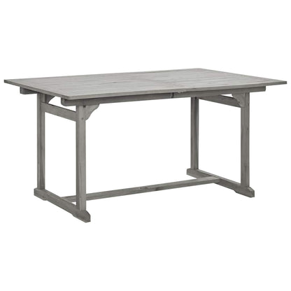 Tavolo da Pranzo per Esterni (150-200)x100x75cm Massello Acacia | homemem39