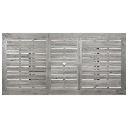 Tavolo da Pranzo per Esterni (150-200)x100x75cm Massello Acacia | homemem39