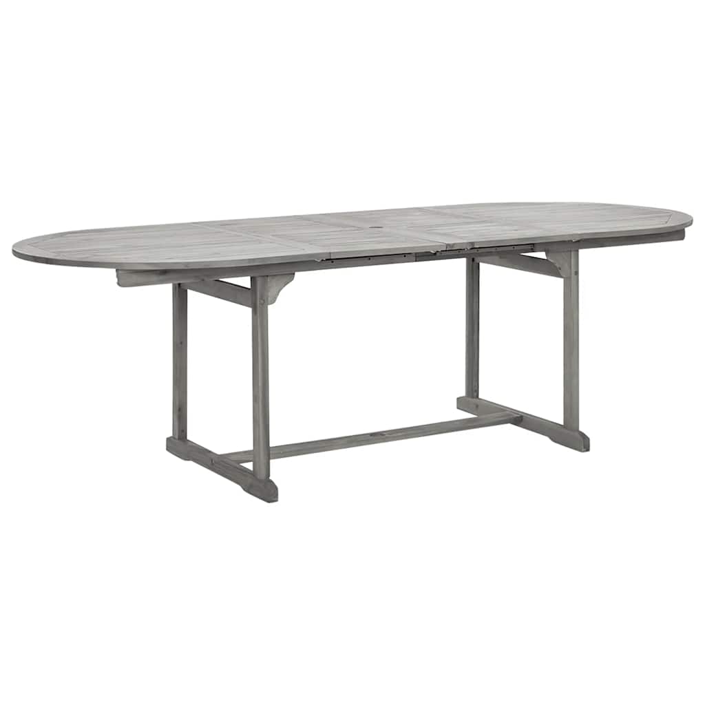 Tavolo da Pranzo per Esterni (160-240)x100x75cm Massello Acacia | homemem39
